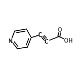 CAS 登录号：66869-74-7， 3-(4-吡啶基)-2-丙炔酸