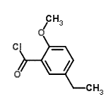 CAS 登录号：66873-85-6， 5-乙基-2-甲氧基苯甲酰氯