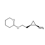 CAS 登录号：669087-52-9， (1R,2R)-2-[2-(四氢-2H-吡喃-2-基氧基)乙基]环丙胺