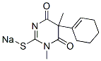 CAS 登录号：66940-52-1， 5-(1-环己烯基)-1,5-二甲基-2-钠硫基-4,6(1H,5H)-嘧啶二酮