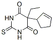 CAS 登录号：66940-60-1， 5-(2-环戊烯基)-5-乙基-2,3-二氢-2-硫代-4,6(1H,5H)-嘧啶二酮