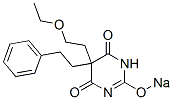 CAS 登录号：66941-24-0， 5-(2-乙氧基乙基)-5-(2-苯基乙基)-2-钠氧基-4,6(1H,5H)-嘧啶二酮