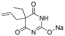 CAS 登录号：66941-68-2， 5-烯丙基-5-乙基-2-钠氧基-4,6(1H,5H)-嘧啶二酮