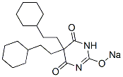 CAS 登录号：66942-04-9， 5,5-二(2-环己基乙基)-2-钠氧基-4,6(1H,5H)-嘧啶二酮