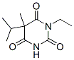 CAS 登录号：66968-63-6， 1-乙基-5-(1-甲基乙基)-5-甲基-2,4,6(1H,3H,5H)-嘧啶三酮