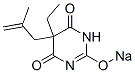 CAS 登录号：66968-71-6， 5-乙基-5-(2-甲基-2-丙烯基)-2-钠氧基-4,6(1H,5H)-嘧啶二酮