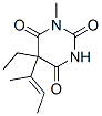 CAS 登录号:66968-89-6, 5-乙基-1-甲基-5-(1-甲基-1-丙烯基)巴比妥酸