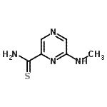 CAS 登录号：66996-92-7， 6-(甲基氨基)-2-吡嗪硫代甲酰胺