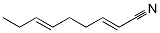 CAS 登录号：67019-89-0， 壬-2-6-二烯腈