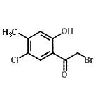 CAS 登录号：67029-79-2， 2-溴-1-(5-氯-2-羟基-4-甲基苯基)乙酮