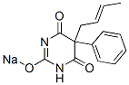 CAS 登录号：67050-12-8， 5-(2-丁烯基)-5-苯基-2-钠氧基-4,6(1H,5H)-嘧啶二酮