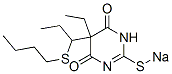 CAS 登录号：67050-80-0， 5-[1-(丁基硫代)丙基]-5-乙基-2-钠硫基-4,6(1H,5H)-嘧啶二酮
