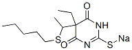 CAS 登录号：67050-86-6， 5-乙基-5-[1-(戊基硫代)乙基]-2-钠硫基-4,6(1H,5H)-嘧啶二酮
