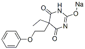 CAS 登录号：67050-88-8， 5-乙基-5-(2-苯氧基乙基)-2-钠氧基-4,6(1H,5H)-嘧啶二酮