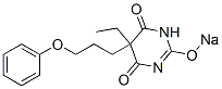 CAS 登录号：67050-89-9， 5-乙基-5-(3-苯氧基丙基)-2-钠氧基-4,6(1H,5H)-嘧啶二酮