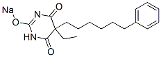 CAS 登录号：67050-90-2， 5-乙基-5-(6-苯基己基)-2-钠氧基-4,6(1H,5H)-嘧啶二酮