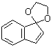 CAS 登录号：6710-43-6， 螺[1,3-二氧戊环-2,1'-茚]