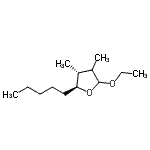 CAS 登录号：671786-77-9， (4R,5S)-2-乙氧基-3,4-二甲基-5-戊基四氢呋喃