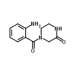 结构式 CAS# 671794-74-4, 4-(2-氨基苯甲酰)-2-哌嗪酮