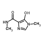 CAS 登录号：67218-65-9， 5-羟基-N,1-二甲基-1H-咪唑-4-甲酰胺