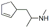 CAS 登录号：67238-64-6， 2-(2-环戊烯基)-N,1-二甲基乙胺
