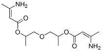 CAS 登录号：67252-64-6， 氧基二(甲基乙烷-1,2-二基) 3-氨基-2-丁烯酸酯