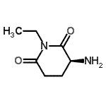 CAS 登录号：672883-73-7， (3S)-3-氨基-1-乙基-2,6-哌啶二酮