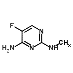 CAS 登录号：67316-31-8， 5-氟-N<sup>2</sup>-甲基-2,4-嘧啶二胺