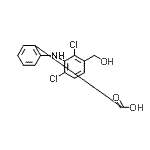 CAS#: 67318-61-0， 2-{[2,6-Dichloro-3-(hydroxymethyl)phenyl]amino}benzoic acid