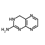 CAS 登录号：6743-39-1， 1,4-二氢-2-蝶啶胺