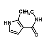 CAS 登录号：67464-85-1， N,2-二甲基-1H-吡咯-3-甲酰胺