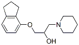 CAS 登录号：67465-91-2， 1-(4-茚满基氧基)-3-哌啶-2-丙醇