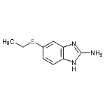 CAS 登录号：67469-36-7， 5-(乙硫基)-1H-苯并咪唑-2-胺
