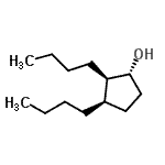 CAS 登录号：674798-98-2， (1R,2R,3R)-2,3-二丁基环戊醇