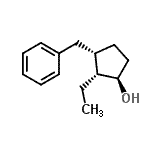 CAS#: 674799-04-3， (1R,2R,3S)-3-Benzyl-2-ethylcyclopentanol