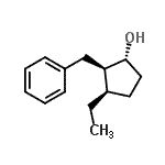 CAS#: 674799-05-4， (1R,2R,3R)-2-Benzyl-3-ethylcyclopentanol