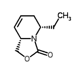 CAS 登录号：675130-54-8， (5S,8aS)-5-乙基-1,5,6,8a-四氢[1,3]恶唑并[3,4-a]吡啶-3-酮