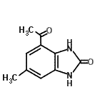CAS#: 67521-11-3， 4-Acetyl-6-methyl-1,3-dihydro-2H-benzimidazol-2-one