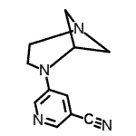 CAS#: 675591-33-0， 5-(1,4-Diazabicyclo[3.1.1]hept-4-yl)nicotinonitrile