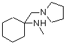 CAS 登录号：675602-55-8， N-甲基-1-(1-吡咯烷基甲基)环己胺