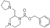 CAS#: 675602-56-9， Benzyl 4-methyl-2-(1-pyrrolidinylmethyl)-1-piperazinecarboxylate