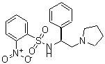 CAS#: 675602-60-5， 2-Nitro-N-[(1S)-1-phenyl-2-(1-pyrrolidinyl)ethyl]benzenesulfonamide
