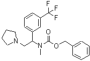 CAS#: 675602-69-4， Benzyl methyl{2-(1-pyrrolidinyl)-1-[3-(trifluoromethyl)phenyl]ethyl}carbamate