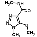 CAS 登录号：675826-25-2， 5-甲氧基-N,1-二甲基-1H-1,2,3-三唑-4-甲酰胺