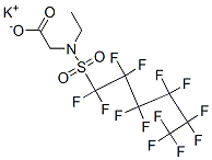 CAS 登录号：67584-53-6， N-乙基-N-[(十三氟己基)磺酰基]甘氨酸钾