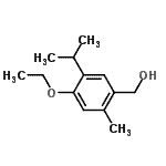 CAS 登录号：675844-29-8， (4-乙氧基-5-异丙基-2-甲基苯基)甲醇