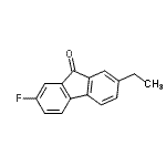 CAS 登录号：676133-34-9， 2-乙基-7-氟-9H-芴-9-酮