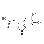 CAS 登录号：67615-73-0， (5,6-二羟基-1H-吲哚-3-基)乙酸