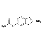 CAS 登录号：67617-81-6， 2-氨基-1,3-苯并噻唑-6-基乙酸酯