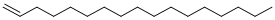 structure of CAS# 6765-39-5, 1-Heptadecene;Alkenes, C>10 .Alpha.-;Sbb008785;Ai3-36483